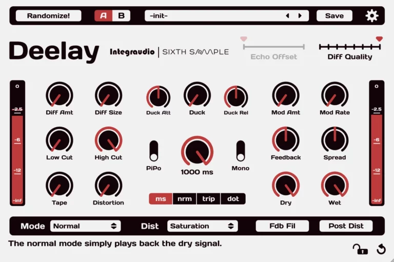 Deelay: Multi-Mode Delay with A/B Testing & Presets (VST3/AU/AAX)